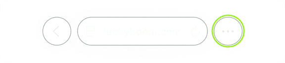 LuckyBoom mobiele site openen